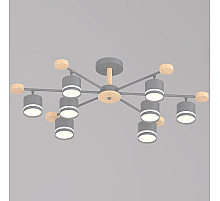 Люстра на штанге Reluce 78730-0.3-08 GX53 GREY+WOOD
