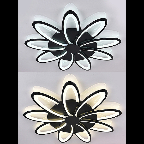 Потолочная светодиодная люстра Natali Kovaltseva High-Tech Led Lamps 82009 Black