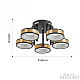 Потолочная светодиодная люстра Arte Milano Ferrara71040 271040/5R BK/GD