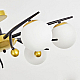 Потолочная люстра Arte Milano Neapolis73408 273408/3 BK/GD