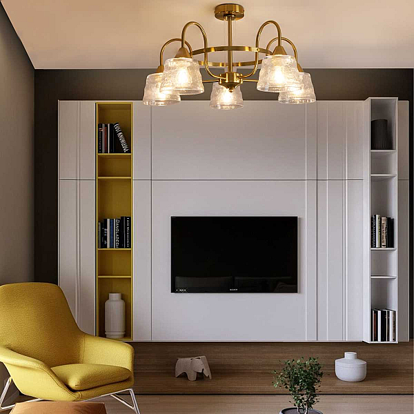 Потолочная люстра Freya Карамель / Caramel FR5522PL-05BS1