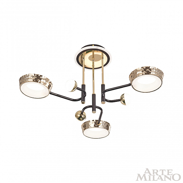 Потолочная люстра Arte Milano Ferrara 273210/6 BK/GD