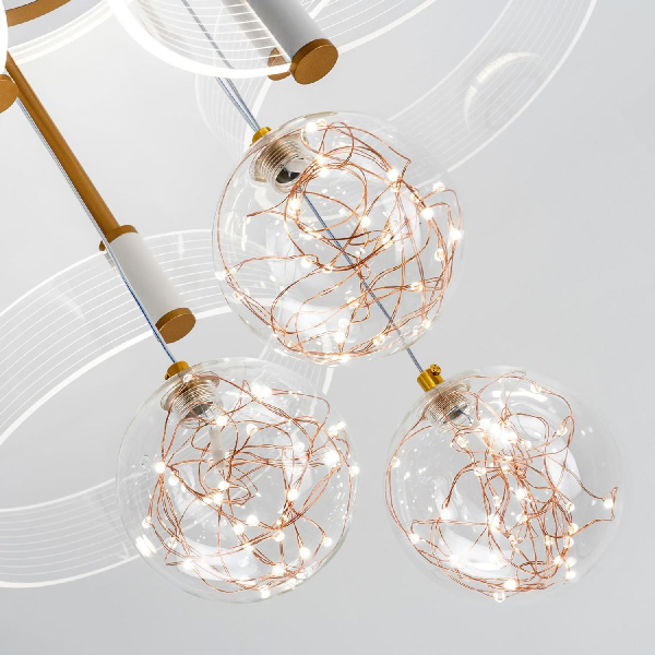 Потолочная люстра LED4U L1040-750 WT Потолочная люстра LED4U L1040-750 WT