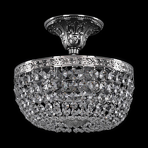 Люстра на штанге Bohemia Ivele Crystal 19111/25IV Ni