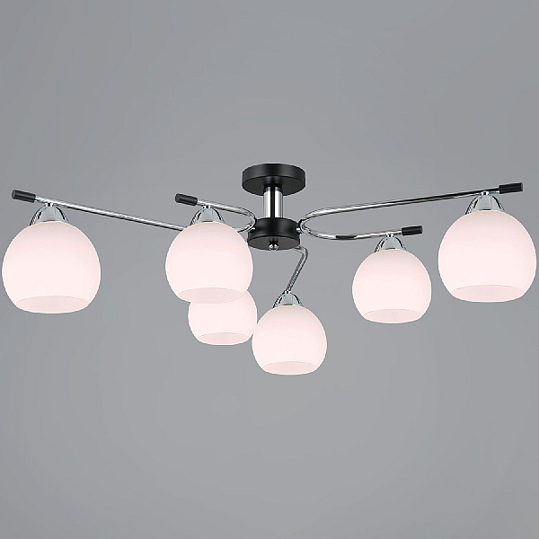 Люстра Illumico IL0638-6CSQ-24 CR BK LIBRA