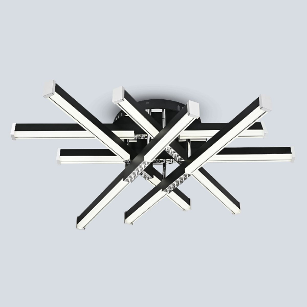Потолочная люстра LED4U L9374-600 BK Потолочная люстра LED4U L9374-600 BK