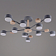 Потолочная люстра Reluce 03758-0.3-10 GREY+WOOD GX53