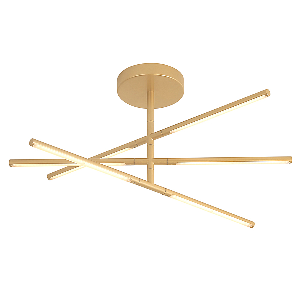 Потолочная светодиодная люстра Crystal Lux Largo PL32W D730 Gold