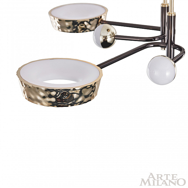 Потолочная люстра Arte Milano Ferrara 273210/8 BK/GD