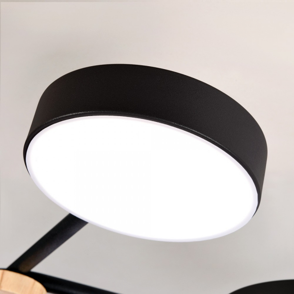 Потолочная люстра LED4U L3201-780 BK Потолочная люстра LED4U L3201-780 BK