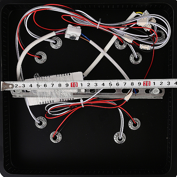 Потолочная люстра Natali Kovaltseva SPEKTR HIGH-TECH LED LAMPS 82022 BLACK
