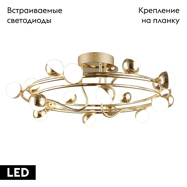 Потолочная светодиодная люстра Aployt Delfin APL.774.07.54