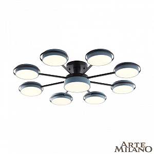 Потолочная люстра Arte Milano Ferrara 250406/8+1 Gr