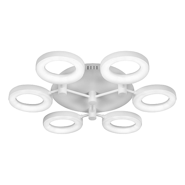 Потолочная светодиодная люстра iLedex Jomo FS-014-X6-(B) 72W WH