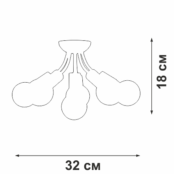 Потолочная люстра Vitaluce V3927-0/6PL