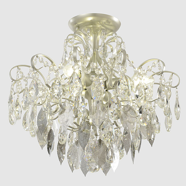 Потолочная люстра Crystal Lux Esmiralda PL4 Silver