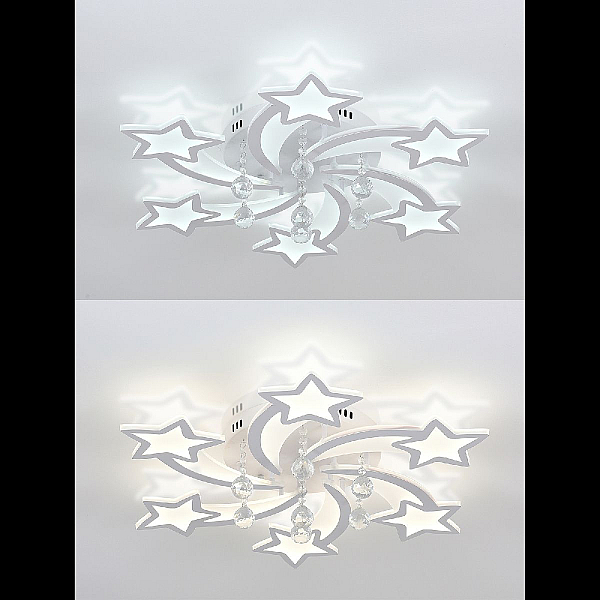 Потолочная светодиодная люстра Natali Kovaltseva Star LED LAMPS 81239