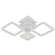 Потолочная люстра Natali Kovaltseva Led Light LED LAMPS 81166