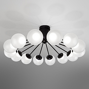 Потолочная люстра Eurosvet Vinter 201057 LED черный a072623