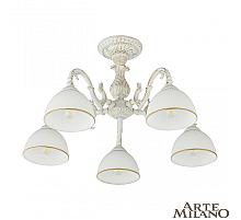 Потолочная люстра Arte Milano 346410/5 WT+G