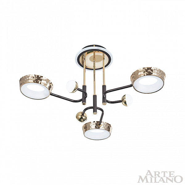 Потолочная люстра Arte Milano Ferrara 273210/6 BK/GD