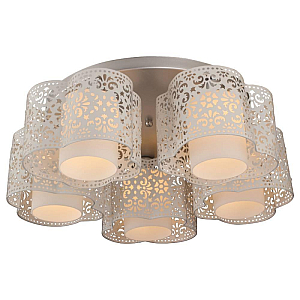 Потолочная люстра Arte Lamp Alice A8348PL-5WH