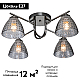 Потолочная люстра Escada Adonis 659/4PL Black