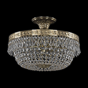 Люстра на штанге Bohemia Ivele Crystal 19011/35IV G