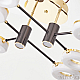 Потолочная светодиодная люстра Arte Milano Ferrara71399 271399/6 BK/GD