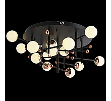 Потолочная люстра Natali Kovaltseva LED LAMPS 81344 GOLD BLACK