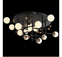Потолочная люстра Natali Kovaltseva LED LAMPS 81344 GOLD BLACK