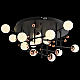 Потолочная люстра Natali Kovaltseva LED LAMPS 81344 GOLD BLACK