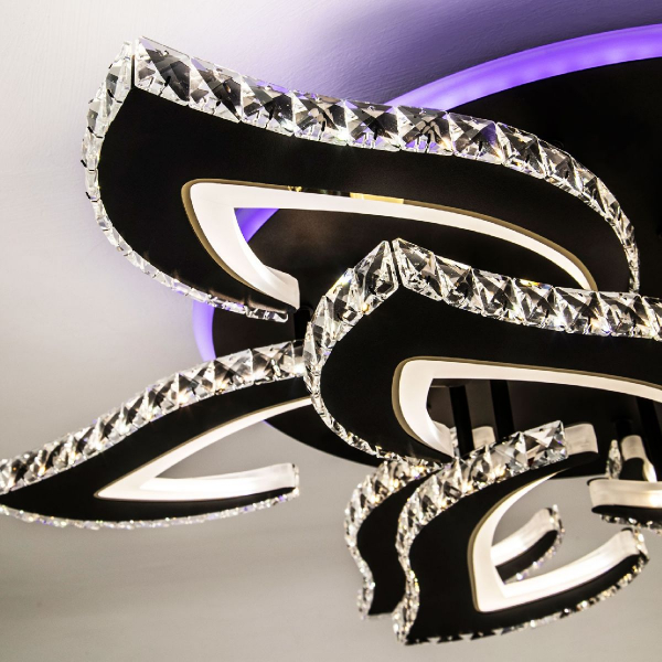 Потолочная люстра LED4U L2839-9 BK Потолочная люстра LED4U L2839-9 BK