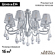 Потолочная люстра Arte Milano Amalfi 337146/8 WT+SL