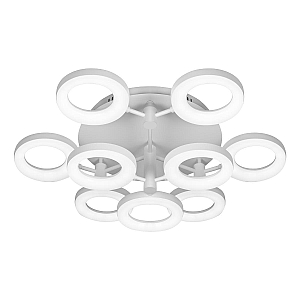 Потолочная светодиодная люстра iLedex Jomo FS-014-X9 108W WH
