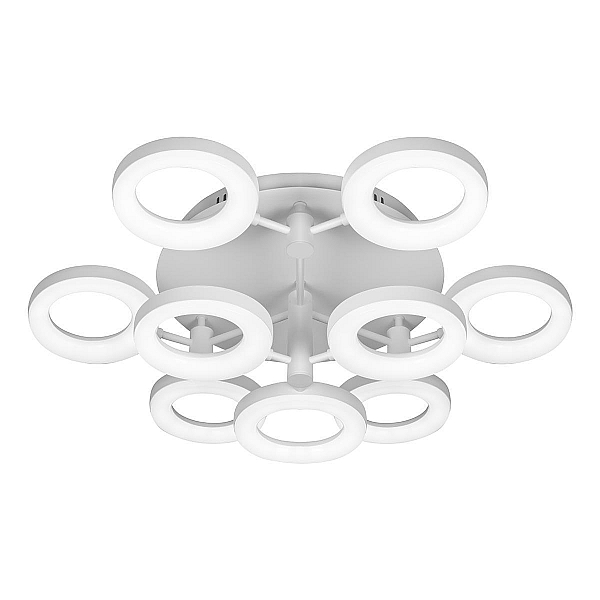 Потолочная светодиодная люстра iLedex Jomo FS-014-X9 108W WH