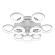 Потолочная светодиодная люстра iLedex Jomo FS-014-X9 108W WH