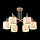 Потолочная люстра Crystal Lux Sergio PL6 Gold