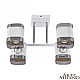 Потолочная люстра Arte Milano Amalfi 329809/4 WH+CR