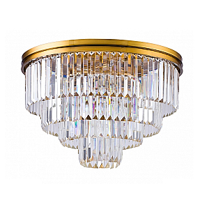 Потолочная люстра DeLight Collection 1920s Odeon 9513C/600R gold/clear