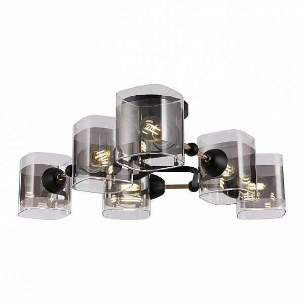 Потолочная люстра Arte Milano Amalfi 324308/6 BK+FG