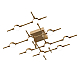 Потолочная люстра DeLight Collection Molecular MX18001067-10A gold