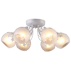 Потолочная люстра Natali Kovaltseva 75043-6C WHITE GOLD