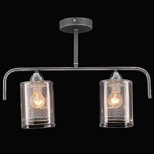 Люстра на штанге Natali Kovaltseva 75066/2C STAIN SILVER