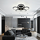 Потолочная светодиодная люстра Natali Kovaltseva Singl INNOVATION STYLE 83042 BLACK
