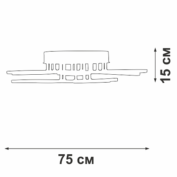 Люстра Vitaluce V3893-0/9PL