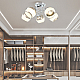 Потолочная люстра Arte Milano Amalfi 325985/5 CR+BK