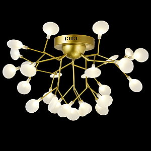 Потолочная люстра Natali Kovaltseva GRACE 75126/6C GOLD SATIN