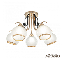 Потолочная люстра Arte Milano Amalfi 323306/5 FG+BK
