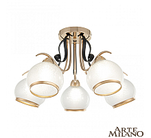 Потолочная люстра Arte Milano Amalfi 323306/5 FG+BK